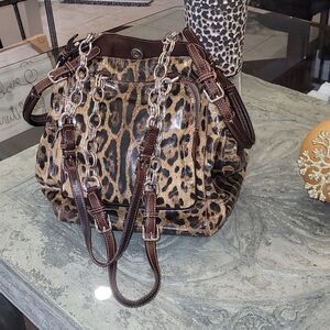 Dolce & GABBANA LEOPARD PRINT TOTE Vintage